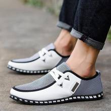 Moda mocassins homens apartamentos respirável sapatos casuais deslizamento em tênis dos homens sapatos de condução formadores zapatos hombre 2024 - compre barato