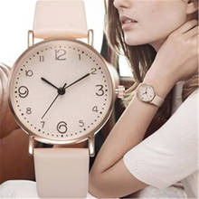 Top Style Fashion Women's Luxury Leather Band Analog Quartz WristWatch Golden Ladies Watch Women Dress Reloj Mujer Black Clock 2024 - buy cheap