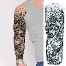 Buy Waterproof Temporary Tattoo Sticker Sun Wukong Infernal Ghost Full Arm Fake Tatto Flash Tatoo Body Art Painting For Men Women In The Online Store Mctong Store At A Price Of 1 34
