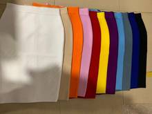 Falda de tubo para mujer, falda de estilo vendaje en color verde, blanco, caqui, Naranja, Rosa, Burdeos, amarillo, cielo púrpura, azul, gris, azul oscuro, negro y rojo, 2020 2024 - compra barato