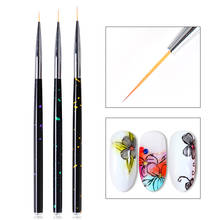Nail Brush For Manicure Gel Nail Polish Fiber Hair Brush Nail Art Brush For Gradient Gel Painting Drawing Pen Point Nail Design 2024 - buy cheap