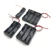 Black Plastic 1x 2x 3x 4x 18650 Battery  Box Case 1 2 3 4 Slot Way DIY Batteries Clip With Wire Lead Pin 2024 - buy cheap
