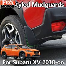 Conjunto moldeado coche guardabarros para Subaru 2018 Crosstrek XV Mudflaps Splash guardias barro guardabarros delantero trasero 2019 2024 - compra barato