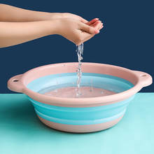 Household Large Foldable Basin Washbasin Plastic Portable Compression Travel Small Laundry Basin 2024 - buy cheap