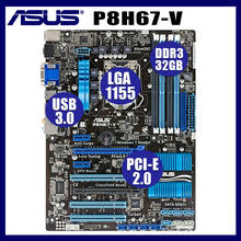 LGA1155 motherboard ASUS P8H67-V DDR3 LGA1155 H67 Desktop mainboard USB3.0 32GB cpu i7 i5 i3 Original P8H67-V used 2024 - buy cheap