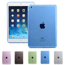 For iPad 2 3 4 Case For iPad mini 1 2 3 Silicone Shockproof Transparent soft TPU Shell Tablet Back Cover For ipad 2 ipad 3 Bag 2024 - buy cheap