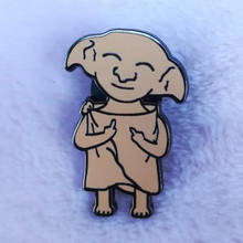 Dobby’s attire enamel pin cute bad elf brooch fun quirky magic accessory 2024 - buy cheap