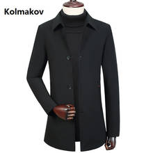 Gabardina de lana de alta calidad para hombre, chaquetas informales a la moda, talla grande, M-4XL, novedad, Primavera, 2020 2024 - compra barato