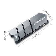 1 Набор M.2 SSD NVMe теплоотвод алюминиевый радиатор с тепловой прокладкой для M2 2280 L4MD 2024 - купить недорого