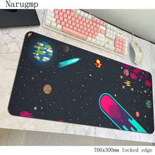 Space Sci Fi mousepad xl gaming mouse pad 700x300x3mm pc computer gamer accessories large mat best laptop desk protector pads 2024 - buy cheap