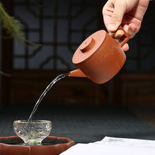 Purple Clay Yixing Teapot Ore Mud Pure Handmade Kung Fu Kettle Creative Teaware Send Gift Box 2024 - buy cheap