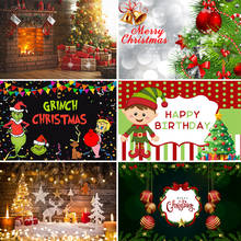 InMemory 11 Options Christmas Day Photography Backgrounds Vinyl Polyester Celebration Backdrop Camera Photo Custom Photocall 2024 - buy cheap