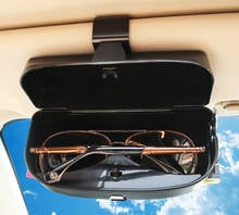 2018 новый автомобильный солнцезащитный козырек коробка для очков Чехол для солнцезащитных очков коробка для хранения для Ford Focus 2 3 Kia Rio Solaris Hyundai Mazda Opel VW 2024 - купить недорого