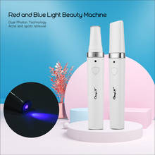 Acne Blue Light Photon Therapy Warm Treatment Beauty Massager Skin Whitening Skin Spots Removal Pen care Facial skin Firming 2024 - buy cheap