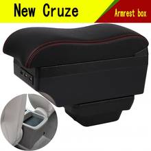 For New Cruze armrest box central Store content Storage box Chevrolet armrest box with cup holder phone holder USB interface 2024 - buy cheap