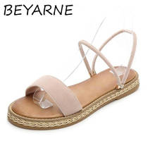 BEYARNE new Women's Solid Color Versatile Sandals Summer Breathable Fashion Casual Shoes Gladiator Roman Platform Shoes women 2024 - buy cheap