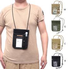 Oxford cloth Hunting bag ID Holder Tactical Pouch File Folder Organizer Bag Military Nylon Chest Hanging Molle In Card 2024 - купить недорого