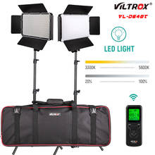 Viltrox-kit de iluminação led com luz de vídeo, painel remoto sem fio, bicolor, regulável, 75 polegadas, suporte para luz de estúdio, gravação de vídeo 2024 - compre barato