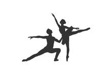 Male Ballet Dancer And Female Ballet Dancer Are Performing On Stage Car Decal Car Internal Sign Art Mural FA538 2024 - buy cheap