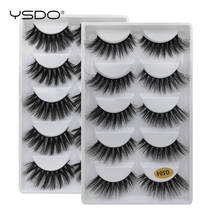 YSDO 5 pairs eyelashes 3d mink lashes makeup false eye lashes natural long mink eyelashes volume lashes maquillaje faux cils G5 2024 - купить недорого