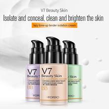 V7 lazy Lotion BB-crema hidratante Natural, maquillaje corrector, base impermeable, cosmética, suave para mejorar la piel, iluminar 2024 - compra barato