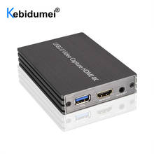 4K HDMI-совместимая карта захвата видео USB 3,0 1080P 60fps видеозаписывающее устройство захват для захвата груди игровой прямой трансляции 2024 - купить недорого
