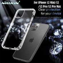 For iPhone 12 Pro Max Case For iPhone 12 mini 12 Pro Cover Nillkin Nature Case Clear Soft Silicon TPU Back Cover For iPhone12 2024 - buy cheap