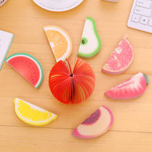 1pcs Fruit Sticky Memo Pads Apple Strawberry Post Note Planner Stickers Marker Tag Stationery Office School Supplies 2024 - buy cheap