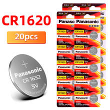 Panasonic-Batería de botón CR1620, ECR1620, GPCR1620, 3v, batería de litio para calculadora, puntero láser, 20 Uds. 2024 - compra barato