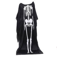 Disfraz de esqueleto fantasma para Halloween, Túnica de Horror, vampiro, Zombie, Cráneo, bata para niños, vestido de Halloween ATERRADOR 2024 - compra barato