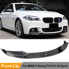 Parachoques delantero para BMW serie 5 F10 F11 M Sport 2011-2016, protector de alerón de fibra de carbono 2024 - compra barato
