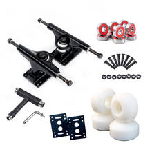 Skateboard Bridge 5V Double Skateboard Bracket Wheel Professional Action Hard Wheel Trucks Combination Package 100A Wheels 2024 - buy cheap