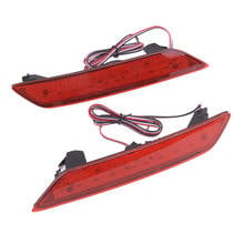 33505TR0A51 1 Pair 33555TR0A51 12V Car Red Lens LED Rear Bumper Reflector Brake Light Fit for Honda Civic Sedan 2013 2014 2015 2024 - buy cheap