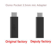 Original Dji Osmo Pocket 3.5mm microphone audio adapter For Osmo pocket Camera external mic mount Accessories 2024 - buy cheap