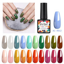 Разноцветный гель для ногтей Arte Clavo набор гель-лаков для ногтей UV светодиодный, базовое верхнее покрытие, блестящие Лаки 8 мл 2024 - купить недорого