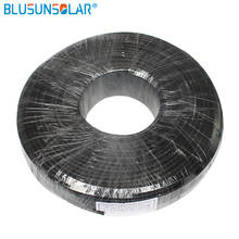 100 Meters/Roll  hot selling high quality TUV 1x10mm2 Solar Cable Wire for Solar Power System, 8AWG PV Cable, Black Or Red 2024 - buy cheap