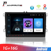 AMPrime 2 Din Android Car Multimedia player 9" Radio For VW/Volkswagen/Passat/POLO/GOLF/Skoda/Seat With 2din GPS Navigation wifi 2024 - buy cheap