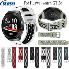 Correa de silicona deportiva oficial para Huawei watch GT 2e, correa de reloj inteligente para HUAWEI GT 2e, 22MM, nueva 2024 - compra barato