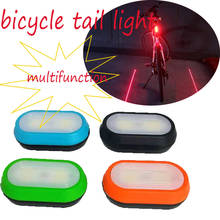 Luz traseira de bicicleta multifuncional, luz de aviso ligh 10g para esporte ao ar livre ciclismo 2024 - compre barato