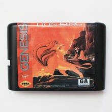 Cartão de jogo do lion king 16 bit para sega mega drive & sega genesis 2024 - compre barato