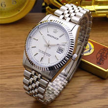 Men Watches Top Luxury Brand REGINALD Watches Stainless Steel Watches Women Men Waterproof Quartz Wristwatch Lovers Watch 2024 - buy cheap