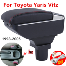 For Toyota Yaris Vitz Armrest Box 1998-2005 Hatchback Centre Console Storage Box with USB interface 2024 - buy cheap