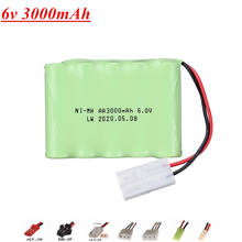 6V 3000mah AA NI-MH Battery for RC electric toys car trucks boats Spare parts nimh 6 v Battery SM/TAMIYA/JST/EL-2P plug 2024 - buy cheap