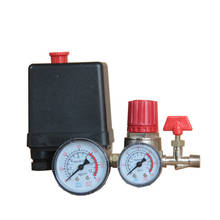 Interruptor del Compresor de Aire pequeño con regulador de presión, válvula de Control de interruptor de bomba de aire de 4 orificios, máx. 220 M(Pa), 90-120PSI, 0,8 V, 16A 2024 - compra barato