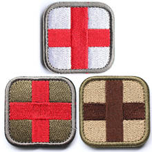 2018 Fashion 1PC 3D PVC Patch Rubber Red Cross Flag Switzerland Swiss Medic Paramedic Tactical Army Badge Beauty Decor 2024 - buy cheap