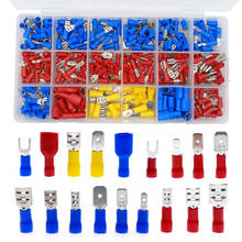 330PCS Insulated Spade Ring Crimp Butt Splice Terminals Waterproof Electrical Cable Wire Connectors Kit AWG Assortment 2024 - buy cheap