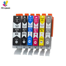 Hisywan PGI470 CLI471 Ink cartridge For Canon PGI 470 CLI 471 PIXMA MG6840 MG9040 TS5040 TS6040 printer For PGI-470XL CLI-471XL 2024 - buy cheap