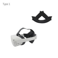 Almofada de cabeça para oculus quest 2 elite, headset vr com redução de pressão na cabeça, almofada de fixação antiderrapante 2024 - compre barato