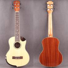 Concert Ukulele  Spruce Top Sapele Side and Back укулеле 4 струны 4 strings Guitar With EVA hard Case 2024 - buy cheap