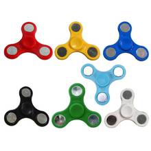 Plastic Bearing Tri-Spinner ABS EDC Hand Spinners For Autism ADHD Fidget Spinner Anti Stress Kids Toys Long Spin Times Dropship 2024 - compre barato